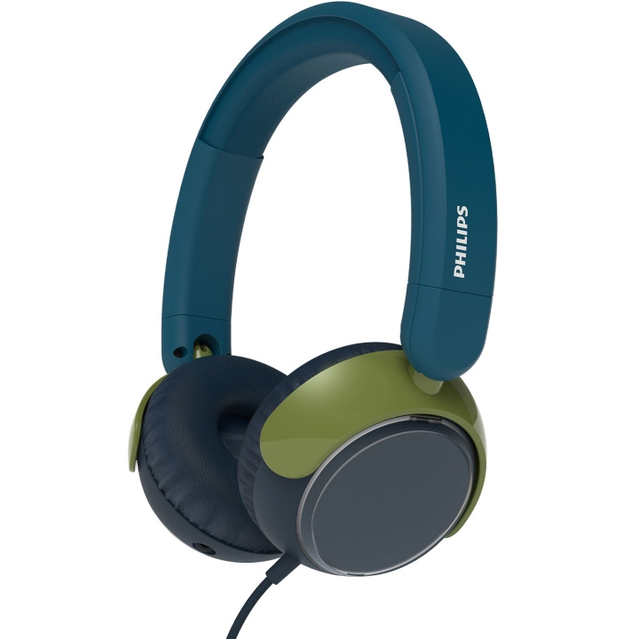 Philips Hörlurar On-Ear Barn Volymbegränsning 85dB Kabel Blågrön kristall in the group HOME ELECTRONICS / Audio & Picture / Headphones & Accessories / Headphones at TP E-commerce Nordic AB (D24749)