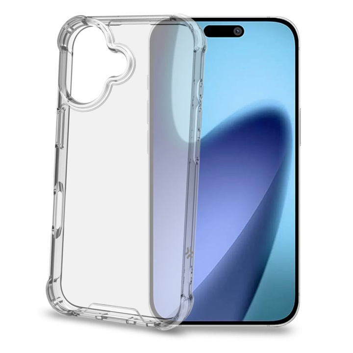 Celly Armor Stöttåligt skal iPhone 17 Transparent in the group SMARTPHONE & TABLETS / Phone cases / Apple / iPhone 17 at TP E-commerce Nordic AB (D24759)