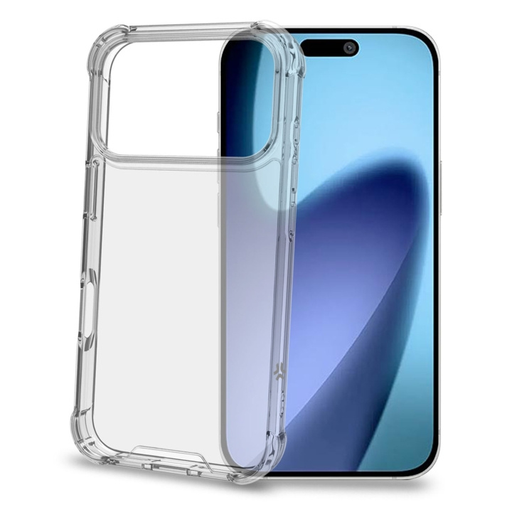 Celly Armor Stöttåligt skal iPhone 17 Pro Transparent in the group SMARTPHONE & TABLETS / Phone cases / Apple / iPhone 17 at TP E-commerce Nordic AB (D24760)