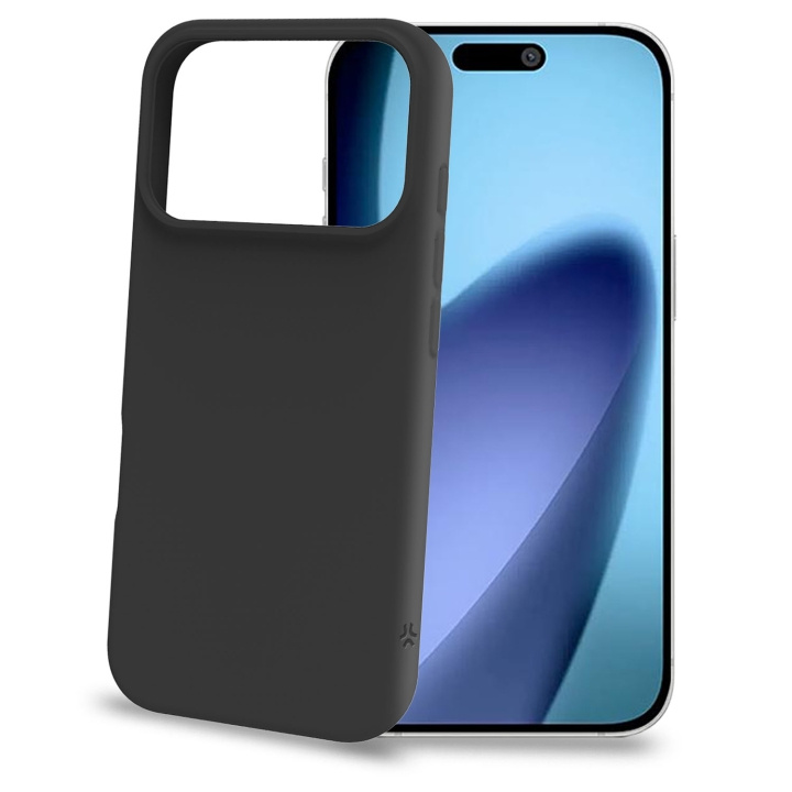 Celly Cromo Soft rubber case iPhone 17 Pro Svart in the group SMARTPHONE & TABLETS / Phone cases / Apple / iPhone 17 at TP E-commerce Nordic AB (D24763)