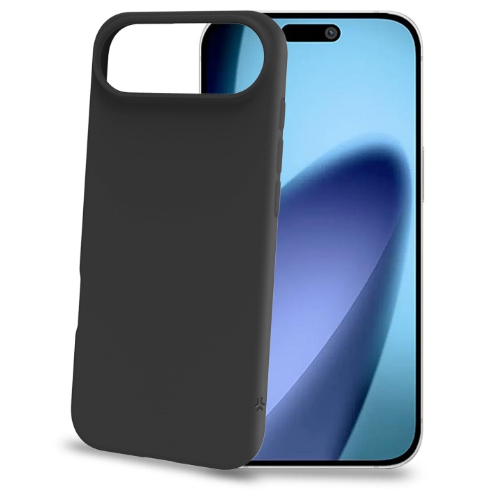 Celly Cromo Soft rubber case iPhone Air Svart in the group SMARTPHONE & TABLETS / Phone cases / Apple / iPhone Air at TP E-commerce Nordic AB (D24765)