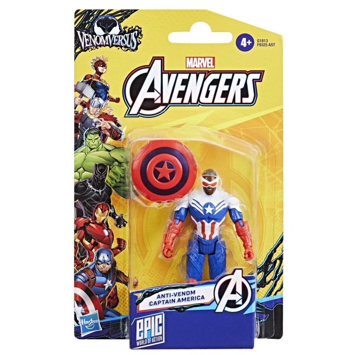 Marvel Avengers 4 Inch Venom Captain America in the group TOYS, KIDS & BABY PRODUCTS / Toys / Figures, Miniatures & accessories at TP E-commerce Nordic AB (D24867)