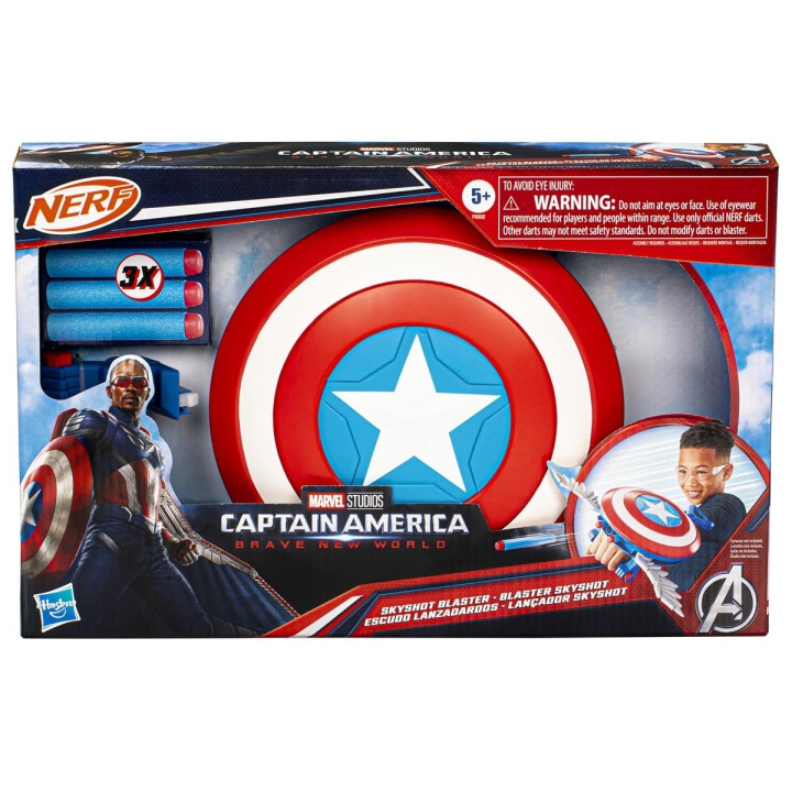 Marvel Avengers Captain America NWO Skyshot Blaster in the group TOYS, KIDS & BABY PRODUCTS / Toys / Action play at TP E-commerce Nordic AB (D24871)
