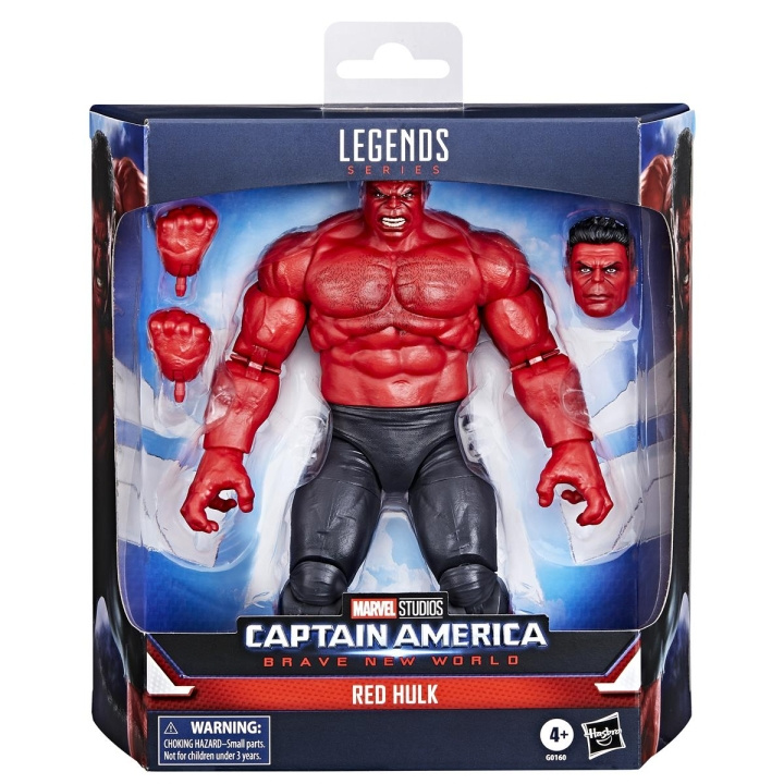 Marvel Legends Series Deluxe Captain America BNW, Red Hulk in the group TOYS, KIDS & BABY PRODUCTS / Toys / Figures, Miniatures & accessories at TP E-commerce Nordic AB (D24880)