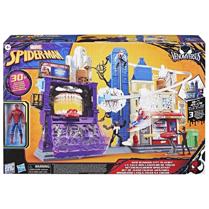 Marvel Spider-Man 4 Inch Venomversus Web City Playset in the group TOYS, KIDS & BABY PRODUCTS / Toys / Figures, Miniatures & accessories at TP E-commerce Nordic AB (D24884)