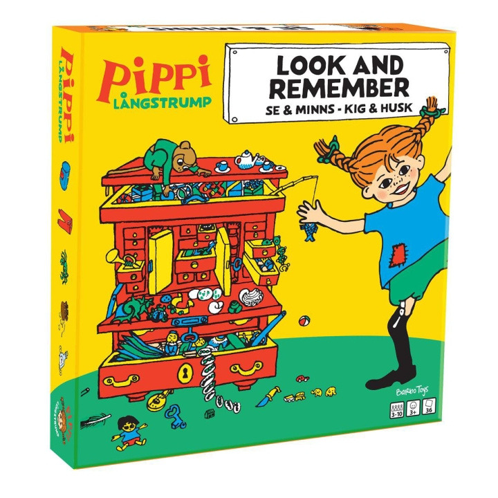 ASTRID LINDGREN Game Look And Remember in the group TOYS, KIDS & BABY PRODUCTS / Games / Board games at TP E-commerce Nordic AB (D24892)