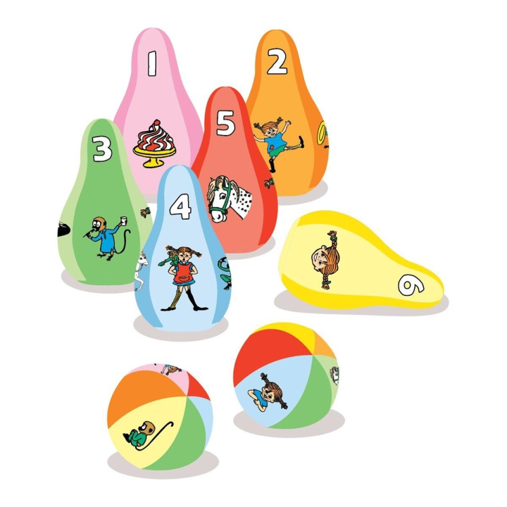 ASTRID LINDGREN Soft Bowling Set in the group TOYS, KIDS & BABY PRODUCTS / Outdoor toys / Sport & Games at TP E-commerce Nordic AB (D24894)