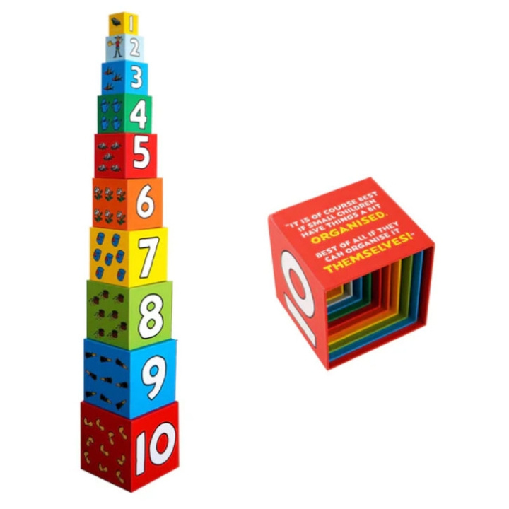 ASTRID LINDGREN Stacking Cubes in the group TOYS, KIDS & BABY PRODUCTS / Toys / Building toys / Toy blocks at TP E-commerce Nordic AB (D24895)