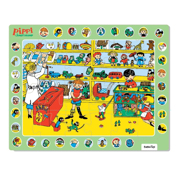 ASTRID LINDGREN Puzzle 24 Pcs Framed Puzzle Thingfinder in the group TOYS, KIDS & BABY PRODUCTS / Toys / Kids puzzle at TP E-commerce Nordic AB (D24897)