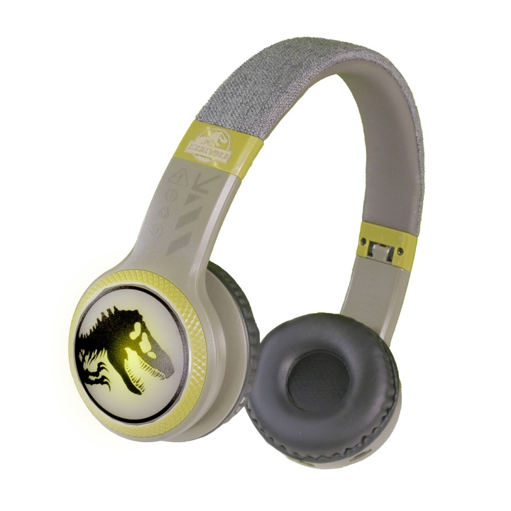 Jurassic World Headphone T-rex Wireless LED On-Ear in the group HOME ELECTRONICS / Audio & Picture / Headphones & Accessories / Headphones at TP E-commerce Nordic AB (D24900)