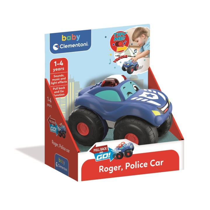 Clementoni Stunt Wheels Pullback Car Police in the group TOYS, KIDS & BABY PRODUCTS / Toys / Toy cars at TP E-commerce Nordic AB (D24905)