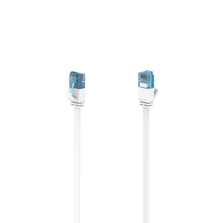 Hama Network Cable Cat6A 10Gbit/S U/Utp Flat White 15m in the group COMPUTERS & PERIPHERALS / Computer cables / Network cables at TP E-commerce Nordic AB (D24906)