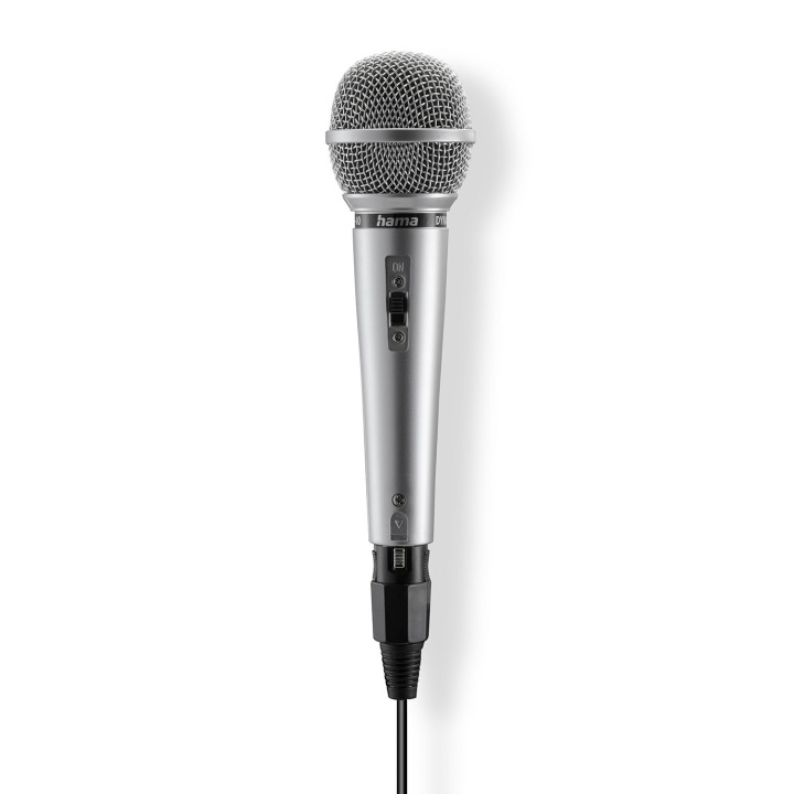 Hama Microphone Karaoke Dynamic Mono Jam Star Silver in the group HOME ELECTRONICS / Audio & Picture / Handheld Microphones at TP E-commerce Nordic AB (D24943)