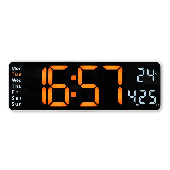 Hama Digital Wall Clock Santa Cruz in the group HOME, HOUSEHOLD & GARDEN / Watches & Counters / Wall clocks at TP E-commerce Nordic AB (D24952)