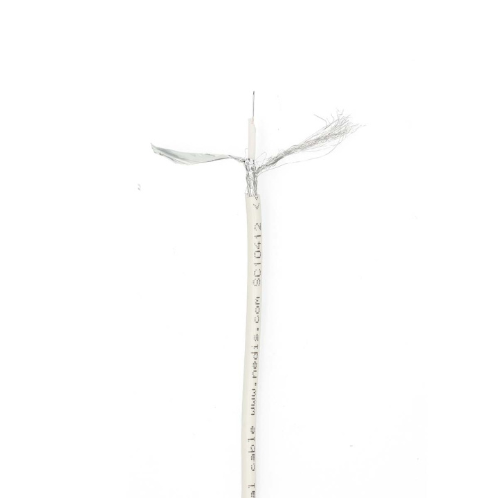 Nedis Coax Cable On Reel | Mini Coax | Double Shielded | ECA | 20.0 m | Coax | PVC | White | Wrap in the group HOME ELECTRONICS / Cables & Adapters / Antenna cables & Accessories / Antenna cables at TP E-commerce Nordic AB (D24992)