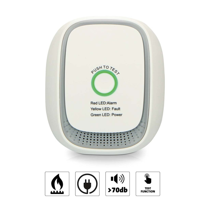 Alecto Gas detector for methane in the group HOME, HOUSEHOLD & GARDEN / Alarm & Security / Fire, smoke, gas / Smoke alarms at TP E-commerce Nordic AB (D25009)