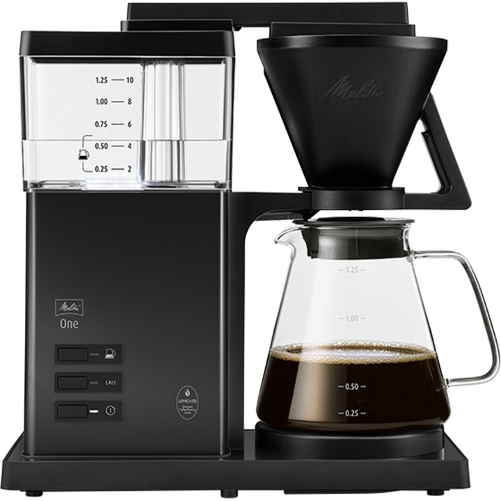 Melitta Kaffebryggare Melitta ONE Pure Black in the group HOME, HOUSEHOLD & GARDEN / Household appliances / Coffee makers and accessories / Drip coffee makers at TP E-commerce Nordic AB (D25018)