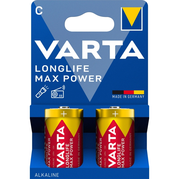 Varta Longlife Max Power C / LR14 Batteri 2-pack in the group HOME ELECTRONICS / Batteries & Chargers / Batteries at TP E-commerce Nordic AB (D25025)