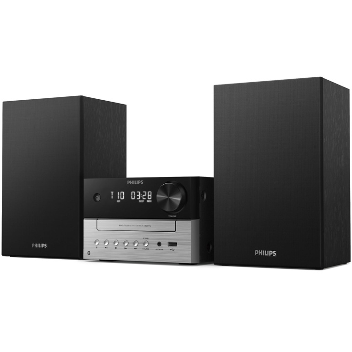 Philips Musik-anläggning Radio CD USB Bluetooth TAM3505MKII/12 Svart/Silver in the group HOME ELECTRONICS / Audio & Picture / Home cinema, Hifi & Portable / Radio & Alarm clocks / Radio at TP E-commerce Nordic AB (D25028)
