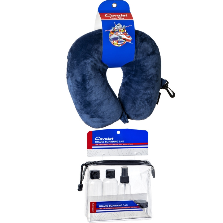 Cavalet Resekit 12 (Nackkudde, Reseflaskor) in the group Sport, leisure & Hobby / Travel accessories / Other at TP E-commerce Nordic AB (D25045)