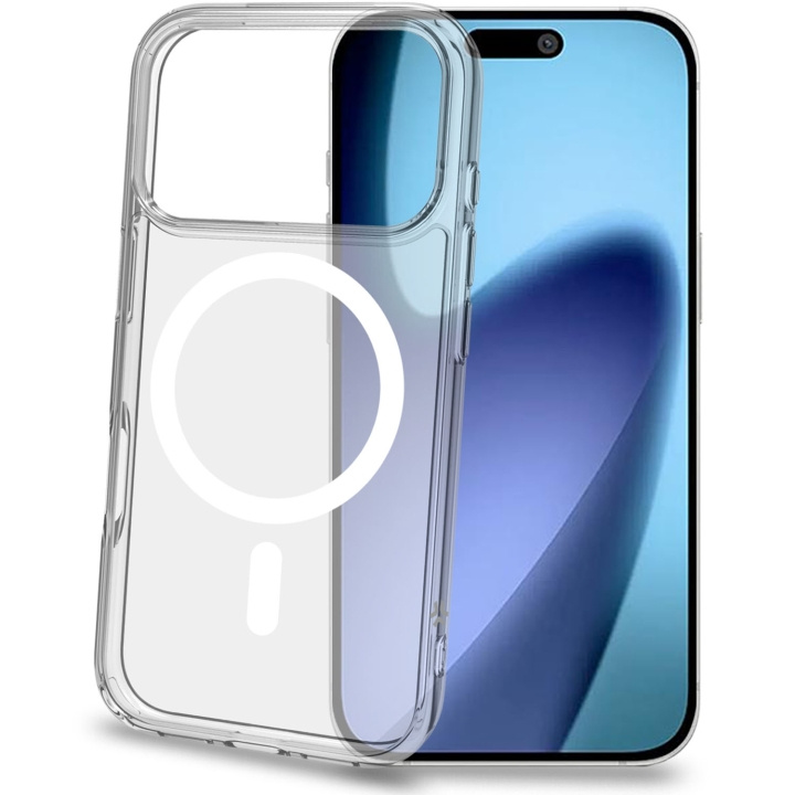 Celly Gelskinmag TPU Cover MagSafe-kompatibelt iPhone 17 Pro Transparent in the group SMARTPHONE & TABLETS / Phone cases / Apple / iPhone 17 at TP E-commerce Nordic AB (D25058)