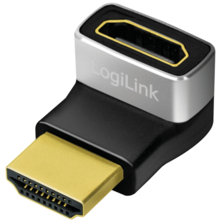 LogiLink HDMI-adapter Vinklad 270° Hane-Hona 8K/60 Hz in the group HOME ELECTRONICS / Cables & Adapters / HDMI / Adapters at TP E-commerce Nordic AB (D25078)