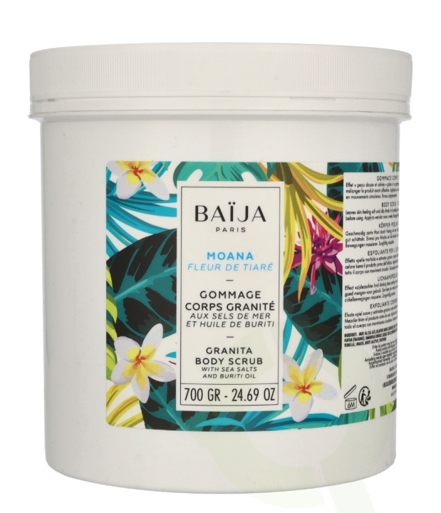 Baija Paris Baija Moana Granite Scrub Tiara Flower 500 ml in the group BEAUTY & HEALTH / Skin care / Body health / Body lotion at TP E-commerce Nordic AB (D25193)