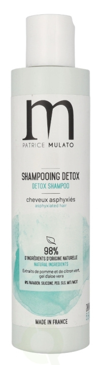 Patrice Mulato P. Mulato Detox Shampoo 200 ml in the group BEAUTY & HEALTH / Hair & Styling / Hair care / Schampoo at TP E-commerce Nordic AB (D25229)