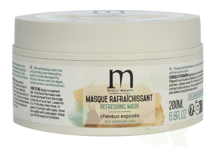 Patrice Mulato P. Mulato Refreshing Mask 200 ml Sun Exposed hair in the group BEAUTY & HEALTH / Hair & Styling / Hair care / Hair Mask at TP E-commerce Nordic AB (D25273)