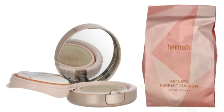 Heimish Artless Perfect Cushion SPF50+ PA+++ 26 g No.21 Light Beige - 2 x 13 gr in the group BEAUTY & HEALTH / Skin care / Tanning / Sunscreen at TP E-commerce Nordic AB (D25332)