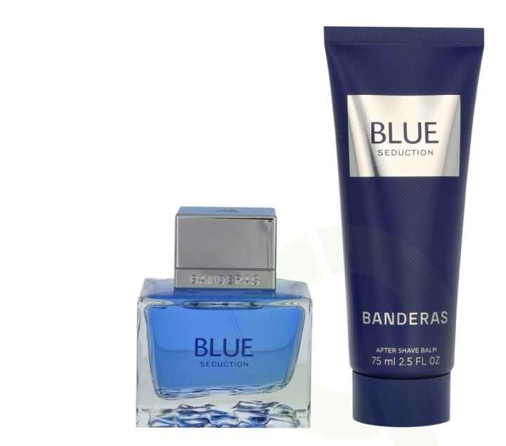 Antonio Banderas A. Banderas Blue Seduction Giftset 125 ml Edt Spray 50 ml/After Shave Balm 75 ml in the group BEAUTY & HEALTH / Fragrance & Perfume / Perfumes / Perfume sets at TP E-commerce Nordic AB (D25421)