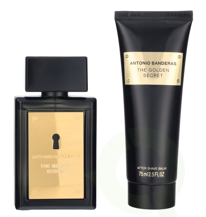 Antonio Banderas A. Banderas The Golden Secret Giftset 125 ml Edt Spray 50 ml/After Shave Balm 75 ml in the group BEAUTY & HEALTH / Fragrance & Perfume / Perfumes / Perfume sets at TP E-commerce Nordic AB (D25423)