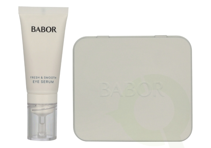Babor Instant Fresh & Smooth Set 15 ml Instant Fresh & Smooth Eye Serum 15 ml / Eye Patches 2 pieces in the group BEAUTY & HEALTH / Skin care / Face / Day cream at TP E-commerce Nordic AB (D25431)