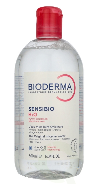 Bioderma Sensibio H2O Micellar Water 500 ml Face, Eyes, For Sensitive Skin in the group BEAUTY & HEALTH / Makeup / Makeup removal at TP E-commerce Nordic AB (D25445)