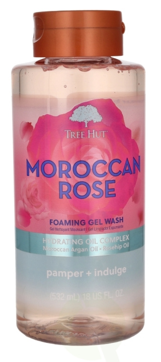 Tree Hut Moroccan Rose Foaming Gel Wash 532 ml in the group BEAUTY & HEALTH / Skin care / Face / Cleaning at TP E-commerce Nordic AB (D25448)