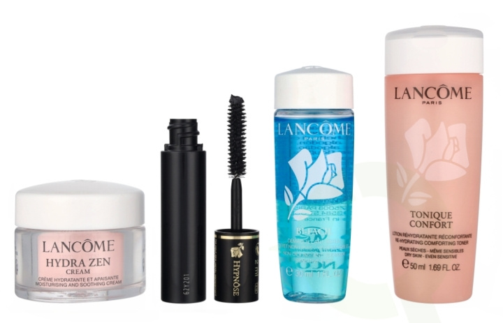 Lancome Hydra Zen Must-Haves Set 97 ml Tonique 15ml/Make-Up Remover 30ml/Cream SPF15 15ml/Mascara Black 2ml in the group BEAUTY & HEALTH / Gift sets / Gift sets for her at TP E-commerce Nordic AB (D25634)