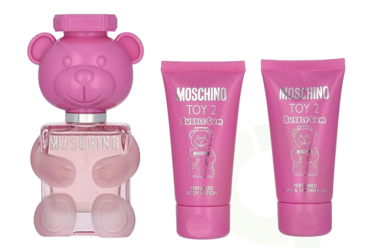 Moschino Toy 2 Bubble Gum Giftset 150 ml Edt Spray 50ml/Scented Shower Gel 50ml/Scented Body Milk 50ml in the group BEAUTY & HEALTH / Fragrance & Perfume / Perfumes / Perfume sets at TP E-commerce Nordic AB (D25643)