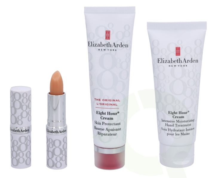 Elizabeth Arden E.Arden Eight Hour Beauty Must Haves Set 128.7 ml Hand Cream 75ml/Cream 50ml/Lip Prot. Stick 3,7gr in the group BEAUTY & HEALTH / Gift sets / Gift sets for her at TP E-commerce Nordic AB (D25684)