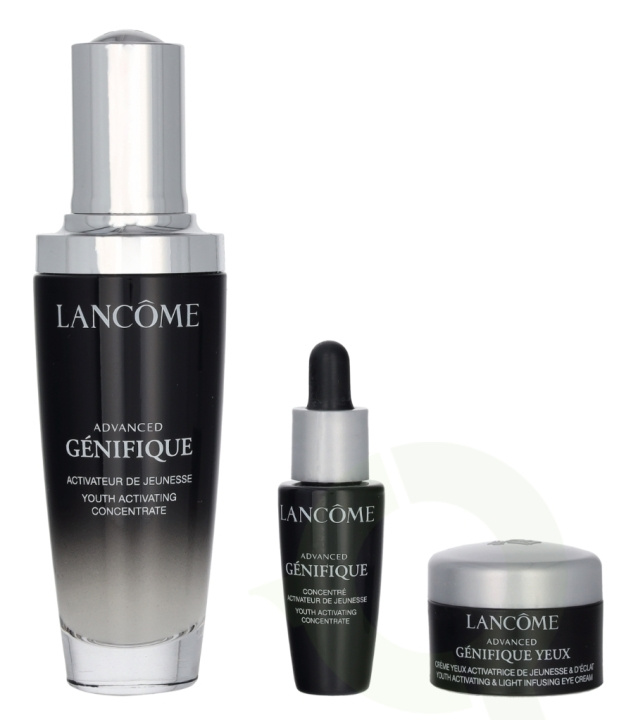 Lancome Advanced Genifique Set 65 ml Serum 50ml/Serum 10ml/Eye Cream 5ml in the group BEAUTY & HEALTH / Skin care / Face / Skin serum at TP E-commerce Nordic AB (D25702)