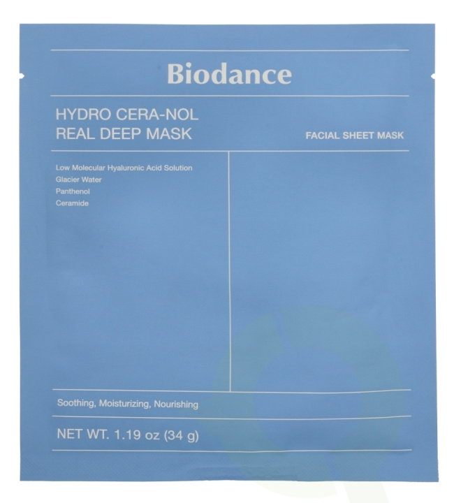 Biodance Hydro Cera-Nol Real Deep Mask 34 g 4 Pieces in the group BEAUTY & HEALTH / Skin care / Face / Masks at TP E-commerce Nordic AB (D25707)