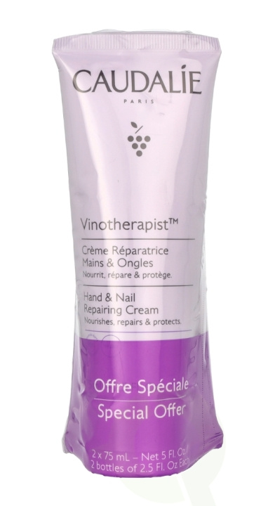 Caudalie Hand & Nail Cream Duo Set - Vinotherapist 150 ml 2x75ml in the group BEAUTY & HEALTH / Manicure / Pedicure / Hand Creams at TP E-commerce Nordic AB (D25730)