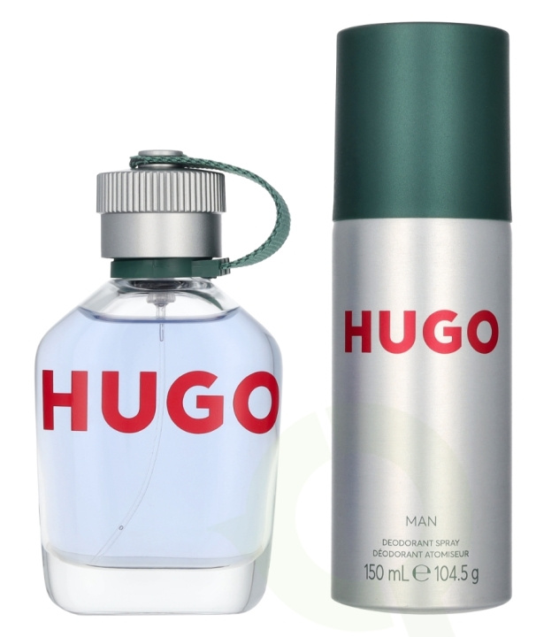 Hugo Boss Hugo Man Giftset 225 ml Edt Spray 75ml/Deodorant Spray 150ml in the group BEAUTY & HEALTH / Fragrance & Perfume / Perfumes / Perfume sets at TP E-commerce Nordic AB (D25750)
