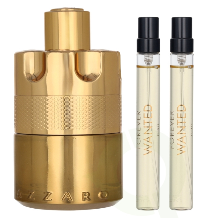 Azzaro Forever Wanted Elixir Giftset 120 ml Edp Spray 100ml/Edp Spray 2x10ml in the group BEAUTY & HEALTH / Fragrance & Perfume / Perfumes at TP E-commerce Nordic AB (D25783)