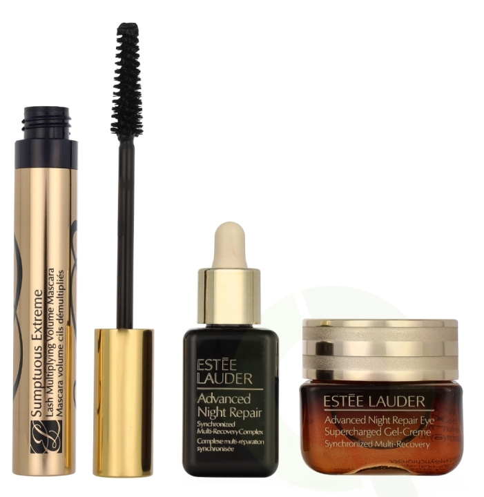 Estee Lauder Eye Transformers Repair Set 38 ml Advanced Night Repair Eye Supercharged Gel Creme 15ml/Advanced Night Repair 15ml/Sumptuous Mascara Extreme Black 8ml in the group BEAUTY & HEALTH / Gift sets / Gift sets for her at TP E-commerce Nordic AB (D25935)