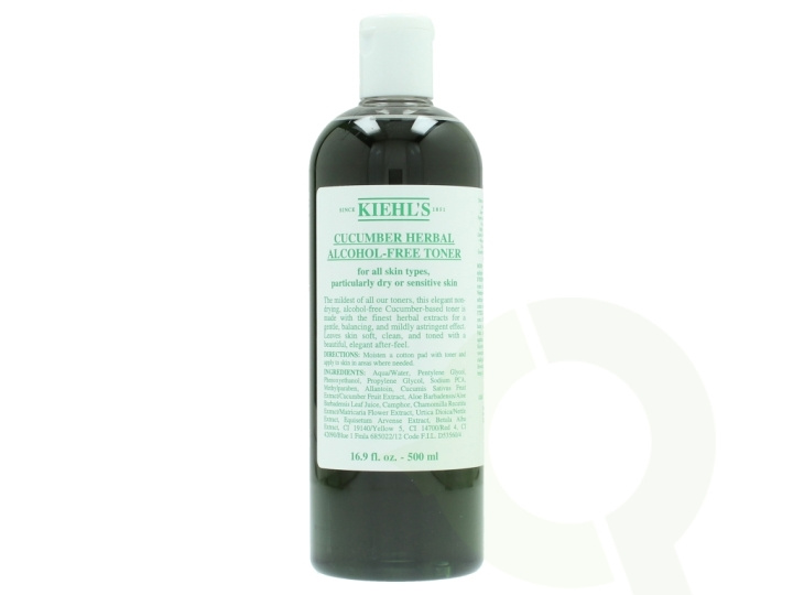 Kiehl\'s Cucumber Herbal Alcohol Free Toner 500 ml For All Skin Types in the group BEAUTY & HEALTH / Skin care / Face / Face Water & Facemist at TP E-commerce Nordic AB (D25963)