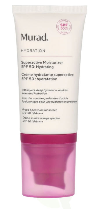 Murad Superactive Moisturiser Hydrating SPF50 50 ml in the group BEAUTY & HEALTH / Skin care / Tanning / Sunscreen at TP E-commerce Nordic AB (D26065)