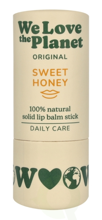 We Love The Planet Lip Balm 4.9 g Sweet Honey in the group BEAUTY & HEALTH / Makeup / Lips / Lip balm at TP E-commerce Nordic AB (D26072)