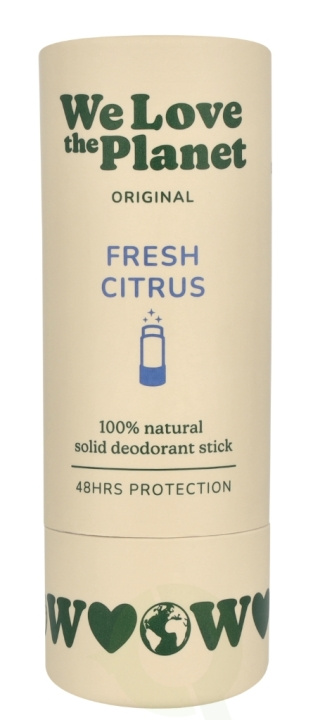 We Love The Planet Original Deodorant Stick 40 g Fresh Citrus in the group BEAUTY & HEALTH / Fragrance & Perfume / Deodorants at TP E-commerce Nordic AB (D26079)