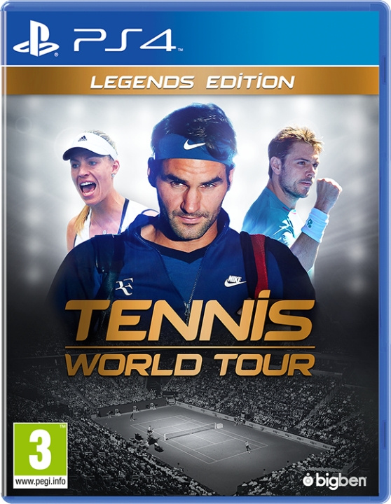 Tennis World Tour: Legends Edition (SPA/Multi in Game) (PS4) in the group HOME ELECTRONICS / Game consoles & Accessories / Sony PlayStation 4 / Games at TP E-commerce Nordic AB (D26243)