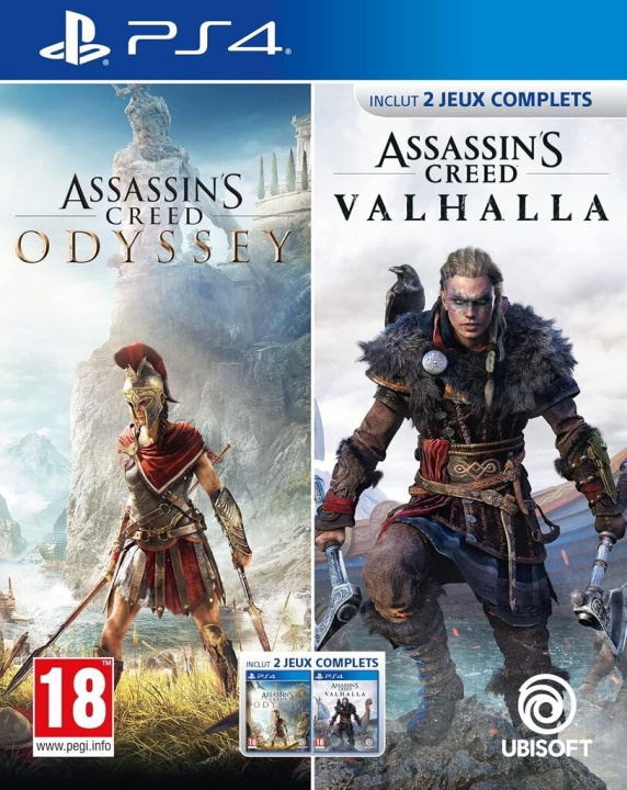 Assassin\'s Creed Odyssey + Valhalla (PS4) in the group HOME ELECTRONICS / Game consoles & Accessories / Sony PlayStation 4 / Games at TP E-commerce Nordic AB (D26434)